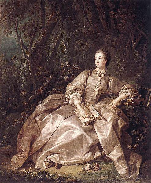 Francois Boucher Madame de Pompadour, Mistress of Louis XV Spain oil painting art
